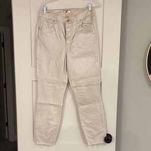 Kut from the Kloth Shimmering Beige Jeans